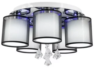 MLAMP LAMPA sufitowa ELMDRS8007/5 8C MLAMP metalowa OPRAWA crystal glamour chrom ELMDRS8007/5 8C - Lampy sufitowe - miniaturka - grafika 1