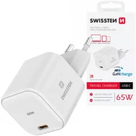 Ładowarki do telefonów - SWISSTEN Ładowarka sieciowa USB-C 65W GaN Charge - miniaturka - grafika 1