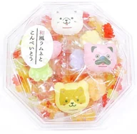 Kuchnie świata - Ręcznie robione cukierki Kyoto smak Ramune & Konpeito Pieski 71g - Ageo - miniaturka - grafika 1