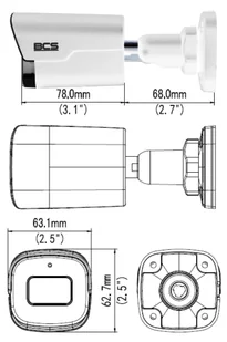 Kamera IP BCS z mikrofonem BCS-P-TIP22FSR4-AI1 Analityka Starlight IR40 Alarm MicroSD - Kamery IP - miniaturka - grafika 3