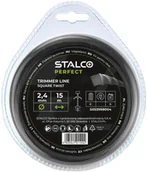 Akcesoria do kos i kosiarek - Żyłka do podkaszarki kwadratowa Stalco Perfect 2.7 mm x 15 m S053998005 - miniaturka - grafika 1