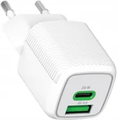 Ładowarki do telefonów - Ładowarka LTC Ładowarka sieciowa LTC PD 20W USB-A/USB-C GaN - miniaturka - grafika 1