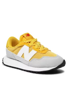 Buty dla dziewczynek - New Balance Sneakersy PH237HG1 Żółty - grafika 1