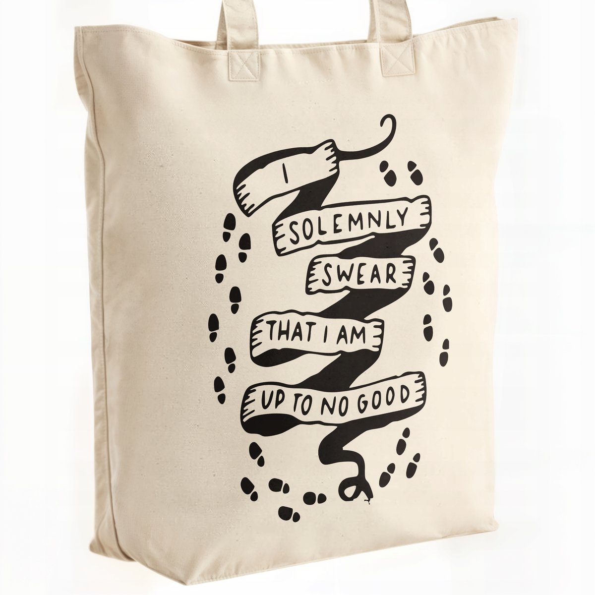 Torba bawełniana premium Harry Potter I Solemnly Swear Dla Fanów Prezent