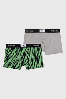 Majtki dla dzieci - Calvin Klein Underwear bokserki dziecięce 2-pack kolor zielony - grafika 1