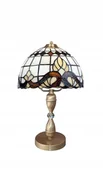 Lampy stojące - lampa biurkowa do gabinetu witraż tiffany rawen 75 - miniaturka - grafika 1