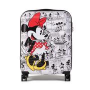 Walizki - American Tourister Mała Twarda Walizka Wavebreaker Disney 85667-7484-1CNU Minnie Comics White - miniaturka - grafika 1