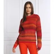 Swetry damskie - Patrizia Pepe Sweter | Regular Fit | z dodatkiem wełny - miniaturka - grafika 1