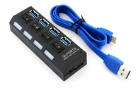 Huby USB - APTEL Hub USB 3.0 4 porty B/Z AK244B - miniaturka - grafika 1