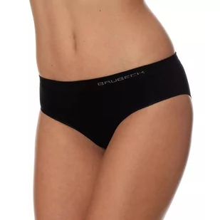 Majtki damskie hipster bawełniane Brubeck Comfort Cotton HI00043A czarny - Bielizna sportowa damska - miniaturka - grafika 1