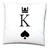 Gadżety dla niej i dla niego - Poduszka dla Zakochanych Król Pik - miniaturka - grafika 1