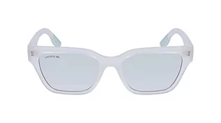 Okulary przeciwsłoneczne - Lacoste Damskie okulary przeciwsłoneczne L6002S, matowy kryształ, jeden rozmiar, Matowy kryształ, Rozmiar uniwersalny - grafika 1