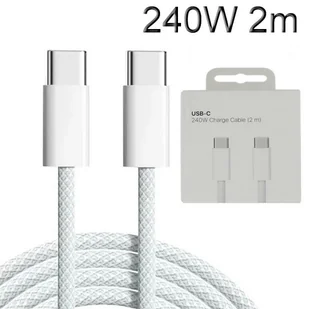 Kabel przewód USB-C do USB-C Typ C 240W PD - Kable - miniaturka - grafika 1