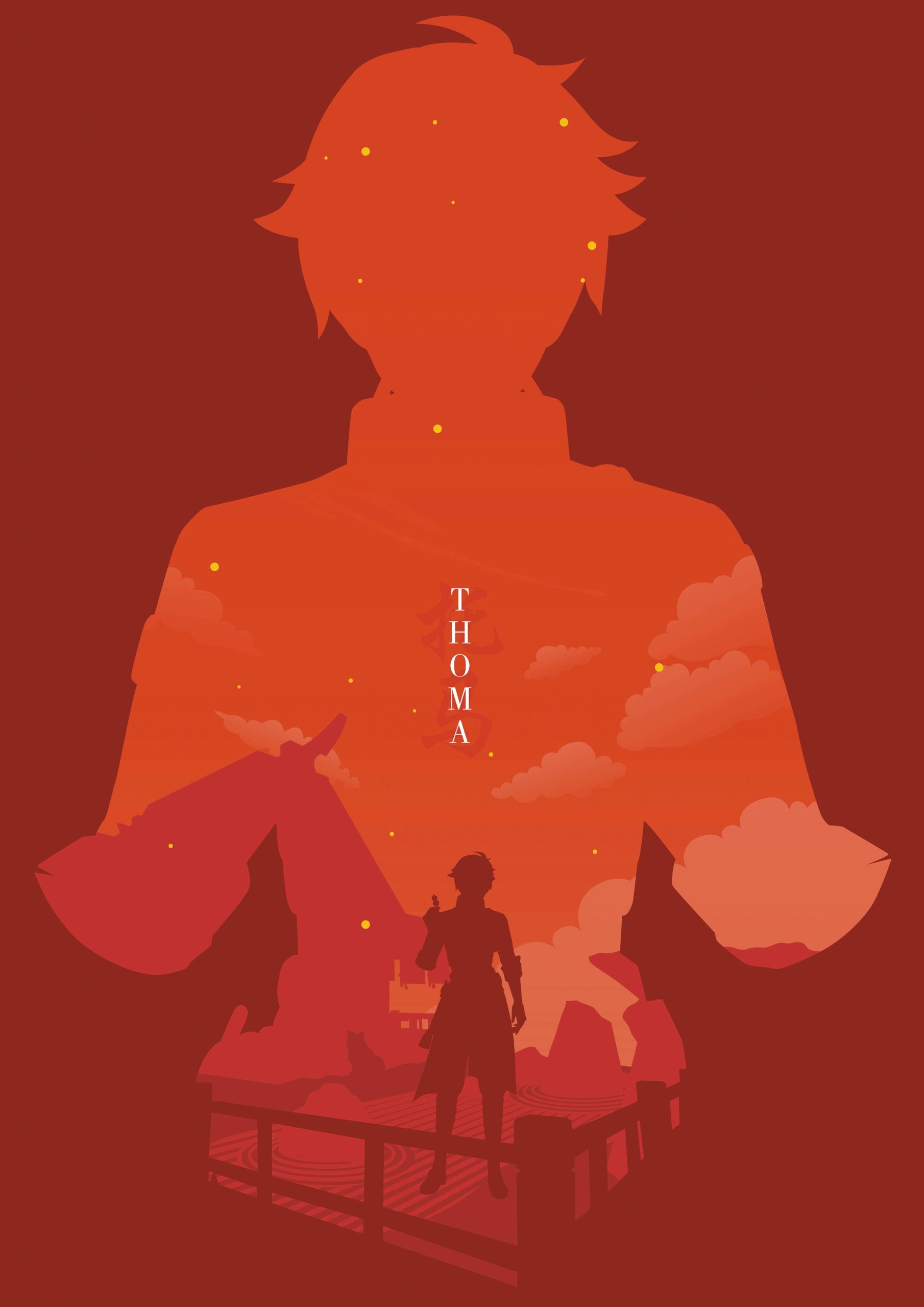 Plakat A1 Genshin Impact Thoma