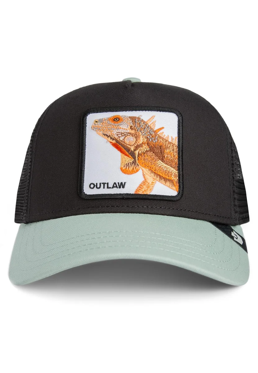 Goorin Bros. Trucker Cap The Outlaw Lizard Void Shade czarna miętowa, rozmiar: OneSize