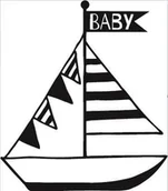 Scrapbooking - Aladine Stempel, żaglówka - miniaturka - grafika 1