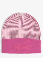 Czapki damskie - Tommy Jeans - Czapka damska, wyrazisty róż - miniaturka - grafika 1
