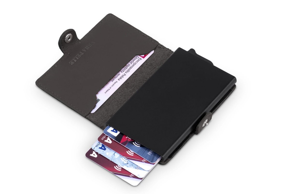 Etui Skórzane na dokumenty karty Choco