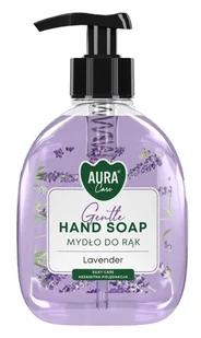 Mydło w płynie z dozownikiem BISPOL Aura Care 300ml LAWENDA - Mydła - miniaturka - grafika 1