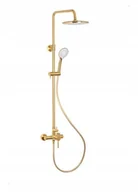 Deszczownice - KFA 5036-910-31 MOZA / MOZA DESZCZOWNIA Z BATERIĄ NATRYTKOWĄ MIESZACZOWĄ, BRUSHED GOLD/ - miniaturka - grafika 1