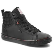 Trampki damskie - Cross Jeans Trampki KK2R4058C Czarny - miniaturka - grafika 1