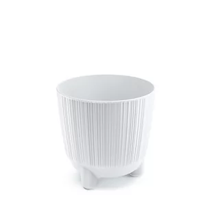 Doniczka Prosperplast 1 Ryfo N 20 cm Biała - Donice - miniaturka - grafika 1