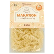 Makaron - Makaron z białej kukurydzy (bezglutenowy) świderki 250g - miniaturka - grafika 1
