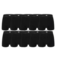 Majtki męskie - Lee Cooper czarne trunki męskie 10 sztuk, bokserki, Rozmiar L - miniaturka - grafika 1