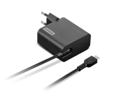 Baterie do laptopów - Zasilacz Lenovo 65 W USB-C — styk EU (4X21L54610) - miniaturka - grafika 1