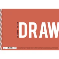 Podobrazia, bloki, papiery - Blok do rysowania A4 30k spiral "Orange" - miniaturka - grafika 1