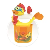 Zabawki do kąpieli - Yookidoo Odrzutowa Kaczka Strażak + Pojemnik - miniaturka - grafika 1