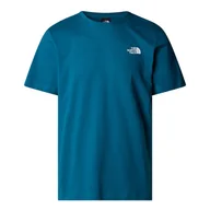Koszulki męskie - t-shirt uomo the north face nf0a87np m ss box nse tee f9t1 minerak ink - miniaturka - grafika 1