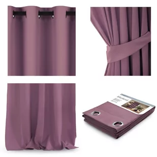 Amelia Home Zasłona Blackout 140x270 BLACKOUT/PLE/WIN/270 - Zasłony - miniaturka - grafika 1
