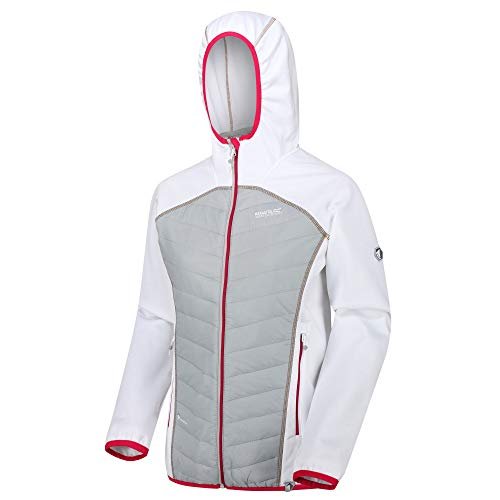 Regatta damska kurtka puchowa Andreson Iv lekka izolowana i hydrofobowa hybrydowa White (White/Light Steel) 20