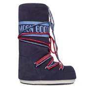 Buty dla chłopców - Śniegowce Moon Boot Mb Icon Suede Laces 80D1403050 Granatowy - miniaturka - grafika 1