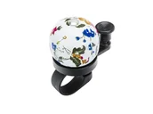 Dzwonki do roweru - Dzwonek Rowerowy JH-808 38MM Biały W Kwiaty - miniaturka - grafika 1