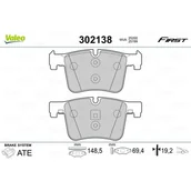 Klocki hamulcowe - Klocki hamulcowe - komplet VALEO 302138 - miniaturka - grafika 1