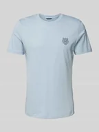 Koszulki męskie - T-shirt z nadrukiem z motywem i logo - miniaturka - grafika 1