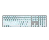 Klawiatury - Silver Monkey Alu Keys Premium Backlight White - miniaturka - grafika 1