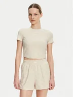 Koszulki i topy damskie - Guess T-Shirt V5GP21 KCT02 Beżowy Regular Fit - miniaturka - grafika 1