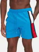 Kąpielówki męskie - Tommy Hilfiger Szorty kąpielowe UM0UM02730 Niebieski Regular Fit - miniaturka - grafika 1