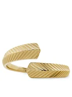 Pierścionki - Fossil Pierścionek JF04536710 Złoty - miniaturka - grafika 1