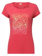 Koszulki i topy damskie - Ragwear - T-shirt damski  Florah Flowers, wyrazisty róż - miniaturka - grafika 1