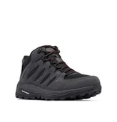 Buty trekkingowe męskie - Męskie buty trekkingowe Columbia Redmond IV Mid WP black/mountain red - 42 - miniaturka - grafika 1