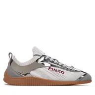Sneakersy damskie - Sneakersy PINKO Reby 03 SS0061 T026 Szary - miniaturka - grafika 1
