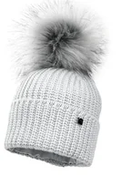 Czapki dla dzieci - Chłopięca czapka na zimę COLD z pomponem jasny popiel - miniaturka - grafika 1