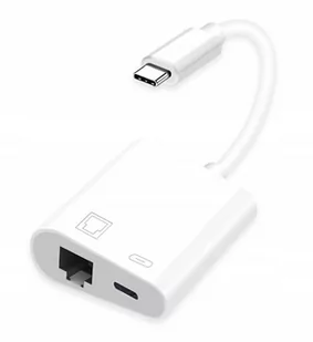 Adapter Usb-C Lan Ethernet Rj45 Pd Macbook Charge - Pozostałe akcesoria sieciowe Adapter Usb-C Lan Ethernet Rj45 Pd Macbook Charge - Pozostałe akcesoria sieciowe - miniaturka - grafika 1