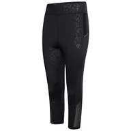 Spodnie sportowe damskie - Legginsy damskie 3/4 Dare 2b Shine Bright 3/4 Rozmiar: S / Kolor: czarny/szary - miniaturka - grafika 1