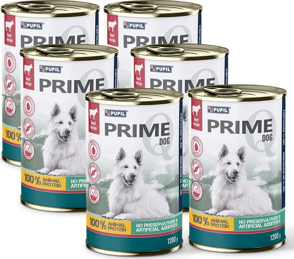 Vet Response Karma mokra dla psa PUPIL Prime bogata w wołowinę 6 x 1200 g