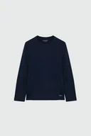 Koszulki męskie - t-shirt uomo roy roger's supima ml rru575g06 c0048 blue navu - miniaturka - grafika 1